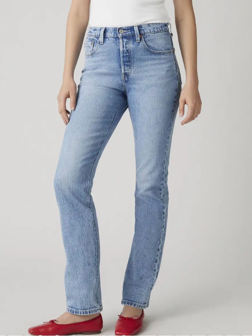 Levi’s 501 Original Fit Light Wash Jeans - “Hollow Days” 27x30